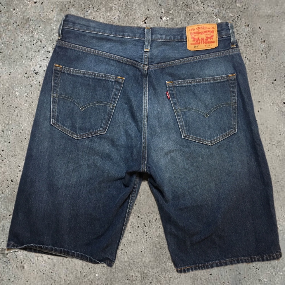 Levi’s 569 blue jean shorts